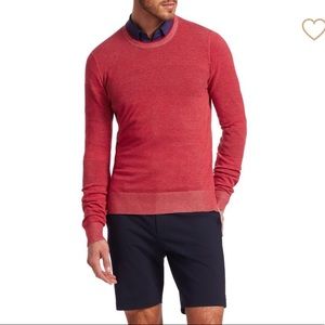 NWT Saks 5th Ave men’s red cotton sweater